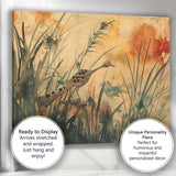 Watercolour Woodland Bird Nature Wildlife Painting Canvas Wall Art Print Decor Picture Ready to Hang