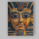 Golden Pharaoh Death Mask Ancient Egypt Portrait Canvas Wall Art Print Decor Picture Ready to Hang