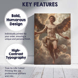 Heavenly Winged Angel Figure Dramatic Cloudscape Classical Fantasy Canvas Wall Art Print Decor Picture Ready to Hang