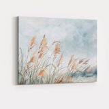Delicate Pampas Grass Watercolour Botanical Landscape Canvas Wall Art Print Decor Picture Ready to Hang