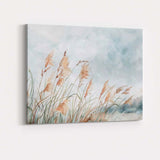 Delicate Pampas Grass Watercolour Botanical Landscape Canvas Wall Art Print Decor Picture Ready to Hang