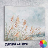 Delicate Pampas Grass Watercolour Botanical Landscape Canvas Wall Art Print Decor Picture Ready to Hang