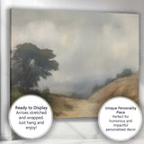 Soft Misty Country Lane Rural Landscape Impressionist Canvas Wall Art Print Decor Picture Ready to Hang