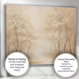 Ethereal Woodland Path Sunlight Through Trees Dreamy Forest Landscape Canvas Wall Art Print Decor Picture Ready to Hang