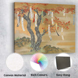 Japanese Maple Tree Autumn Leaves Traditional Oriental Painting Canvas Wall Art Print Decor Picture Ready to Hang