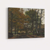 Rustic Woodland Farmyard Country Landscape Canvas Wall Art Print Decor Picture Ready to Hang