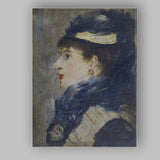 Elegant Victorian Lady Portrait Impressionist Oil Painting Canvas Wall Art Print Decor Picture Ready to Hang