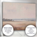 Muted Pastel Countryside Field Landscape Canvas Wall Art Print Decor Picture Ready to Hang