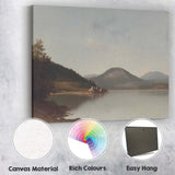 Serene Mountain Lake Wilderness Scenic Landscape Canvas Wall Art Print Decor Picture Ready to Hang