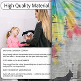 Girl Holding Balloons with Cats Colourful Graffiti, All Season Comfort, Stylish Room Decoration - Super Soft Fleece Blanket Bed Sofa Throw