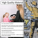 Soldier and Girl Pink Dress Urban Graffiti, Decorative Wall Art Style, Comfortable Everyday Use - Super Soft Fleece Blanket Bed Sofa Throw