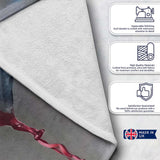 Heart Shaped British Flag Bandage Pop Art, Bedroom Living Room Accent, Comfortable Everyday Use - Super Soft Fleece Blanket Bed Sofa Throw