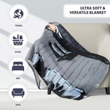 Child Drawing Red Line Butler Urban Graffiti, Comfortable Everyday Use, Stylish Room Decoration - Super Soft Fleece Blanket Bed Sofa Throw