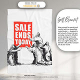 Sale Ends Today Crowd Satirical Monochrome Art, Lightweight Warm Gift, Comfortable Everyday Use - Super Soft Fleece Blanket Bed Sofa Throw