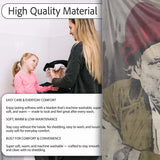 Elderly Man Red Beanie Urban Stencil Portrait, All Season Comfort, Thoughtful Housewarming Gift - Super Soft Fleece Blanket Bed Sofa Throw