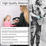 Officer Inspecting Storybook Woman and Small Dog Stencil, Artistic Comfortable Everyday Comfort - Super Soft Fleece Blanket Bed Sofa Throw