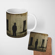 Shadow Man Among Painted Doorways Urban Art 11oz Ceramic Coffee Tea Mug White Large Handle
