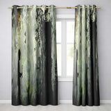 Child Holding Key Near Overgrown Door Art Elegant Timeless Artwork for Home Decor Readymade Eyelet Ring Top Thermal 100% Blackout Curtains
