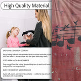 Red Music Notes Transforming Into Flying Birds Art, All Season Comfort, Stylish Room Decoration - Super Soft Fleece Blanket Bed Sofa Throw