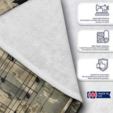 Beige Musical Staff and Flying Birds Street Art, Bedroom Living Room Accent, All Season Comfort - Super Soft Fleece Blanket Bed Sofa Throw