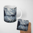 Monochrome Child Profile Birds and Tree Dreamscape Art 11oz Ceramic Coffee Tea Mug White Large Handle