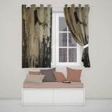 Urban Kite Flying Over Industrial City Silhouette Art Vibrant Artistic Home Decor Readymade Eyelet Ring Top Thermal 100% Blackout Curtains
