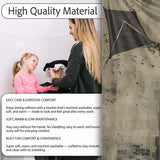 Urban Kite Flying Over Industrial City Silhouette Art, Decorative Comfortable Housewarming Gift - Super Soft Fleece Blanket Bed Sofa Throw