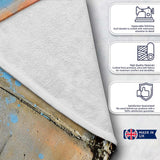 Girl Blowing Reflective Bubbles Colourful Street Art, Lightweight Comfortable Decorative Accent - Super Soft Fleece Blanket Bed Sofa Throw