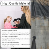 Giant Black Crow Looming Over Solitary Child Street Art, Artistic Comfortable Decorative Accent - Super Soft Fleece Blanket Bed Sofa Throw