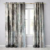 Parent and Child Silhouette Urban Abstract Striking Modern Artwork for Home Decor Readymade Eyelet Ring Top Thermal 100% Blackout Curtains
