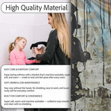Child Holding Umbrella on Weathered Colourful Wall, All Season Comfort, Stylish Room Decoration - Super Soft Fleece Blanket Bed Sofa Throw