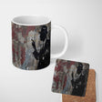 Mysterious Gentleman Silhouette Urban Graffiti 11oz Ceramic Coffee Tea Mug White Large Handle