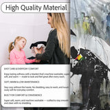 Umbrella Painter Creating Rainbow Wall Graffiti, Bedroom Living Room Accent, All Season Comfort - Super Soft Fleece Blanket Bed Sofa Throw