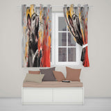 Colour Splash Rat Portrait Street Art Stylish Contemporary Artwork for Home Decor Readymade Eyelet Ring Top Thermal 100% Blackout Curtains