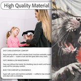 Colour Splash Rat Portrait Street Art, Bedroom Living Room Accent, Thoughtful Housewarming Gift - Super Soft Fleece Blanket Bed Sofa Throw