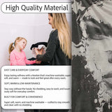 Black and White Female Face Abstract Drip Art, All Season Comfort, Thoughtful Housewarming Gift - Super Soft Fleece Blanket Bed Sofa Throw