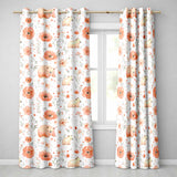Bear Floral Woodland Nursery   Watercolour  Readymade Eyelet Ring Top Thermal 100% Blackout Curtains