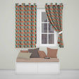 Alpaca Portrait Pattern Vintage Style Animal  Readymade Eyelet Ring Top Thermal 100% Blackout Curtains