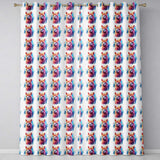 Colourful Alpaca  Bright Artistic  Readymade Eyelet Ring Top Thermal 100% Blackout Curtains