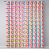 Colourful Anime Girls Pastel Star  Kawaii Character Design  Readymade Eyelet Ring Top Thermal 100% Blackout Curtains