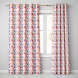 Colourful Anime Girls Pastel Star  Kawaii Character Design  Readymade Eyelet Ring Top Thermal 100% Blackout Curtains