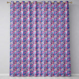 Light Aqua Marble Vein Gold Effect Abstract  Readymade Eyelet Ring Top Thermal 100% Blackout Curtains