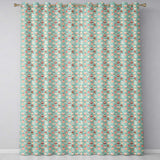 Cake Tile Seamless  Pastel Dessert Sweet Food Design  Readymade Eyelet Ring Top Thermal 100% Blackout Curtains