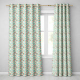 Cake Tile Seamless  Pastel Dessert Sweet Food Design  Readymade Eyelet Ring Top Thermal 100% Blackout Curtains