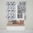 Christmas Santa Reindeer Snowflake Bow Festive Seamless  Readymade Eyelet Ring Top Thermal 100% Blackout Curtains