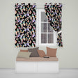 Vintage Butterfly Mushroom Botanical Nature Seamless  Readymade Eyelet Ring Top Thermal 100% Blackout Curtains
