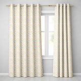 Pastel Pastry Croissantss  Readymade Eyelet Ring Top Thermal 100% Blackout Curtains