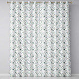 Elegant Pale Crystal Seamless  Minimal Soft Tone Gem Illustration  Readymade Eyelet Ring Top Thermal 100% Blackout Curtains