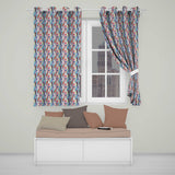 Watercolor Easter Bunny Botanical Seamless  Readymade Eyelet Ring Top Thermal 100% Blackout Curtains