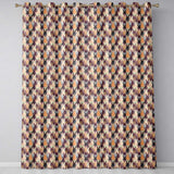 Mixed Color  Bunny Crowd Soft Texture Seamless  Readymade Eyelet Ring Top Thermal 100% Blackout Curtains